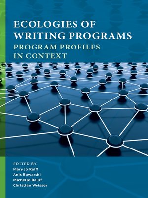 cover image of Ecologies of Writing Programs